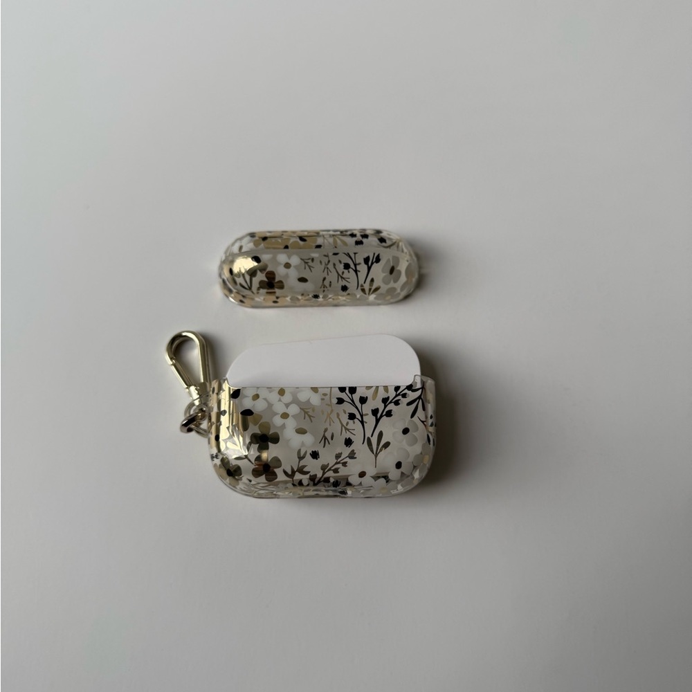 Floral AirPod Pro Case with Clip